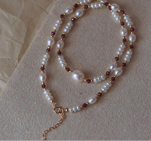 Dionne Garnet Necklace