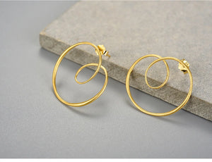 Anoushka Spiral Earrings