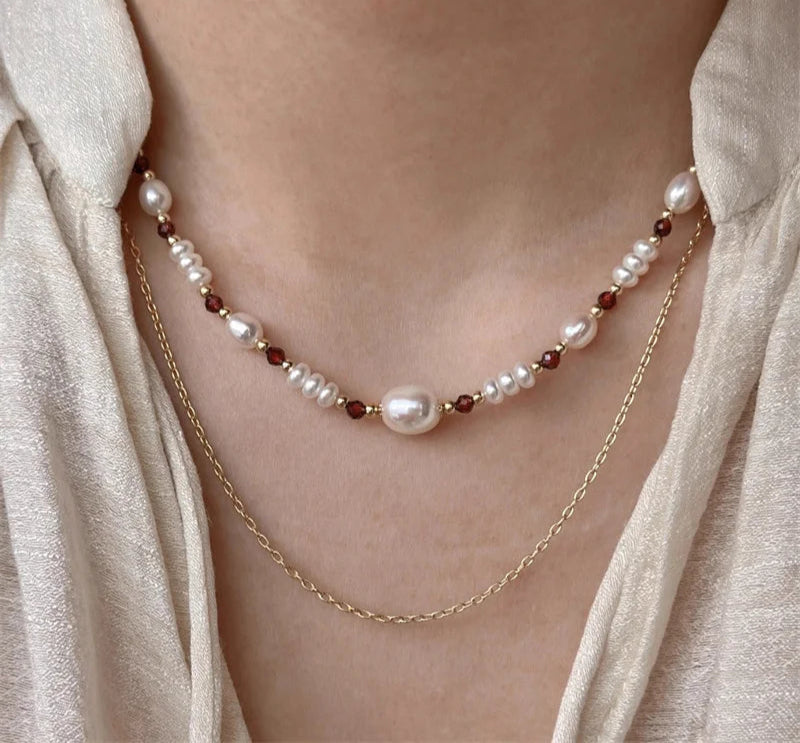 Dionne Garnet Necklace