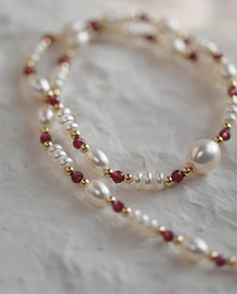Dionne Garnet Necklace