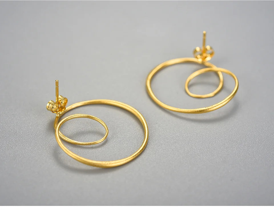 Anoushka Spiral Earrings