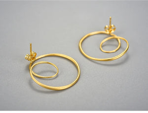 Anoushka Spiral Earrings
