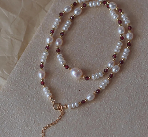 Dionne Garnet Necklace