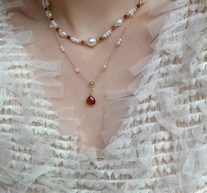 Dionne Garnet Necklace