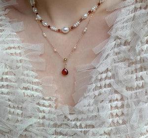 Dionne Garnet Necklace