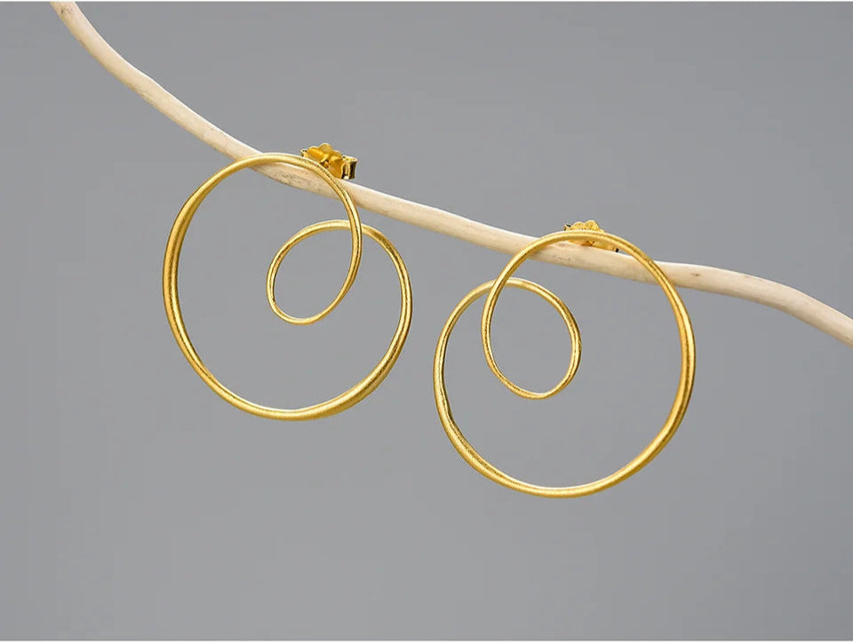 Anoushka Spiral Earrings