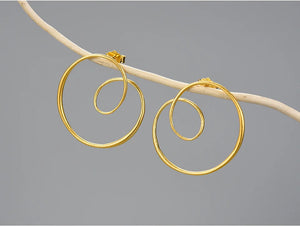 Anoushka Spiral Earrings