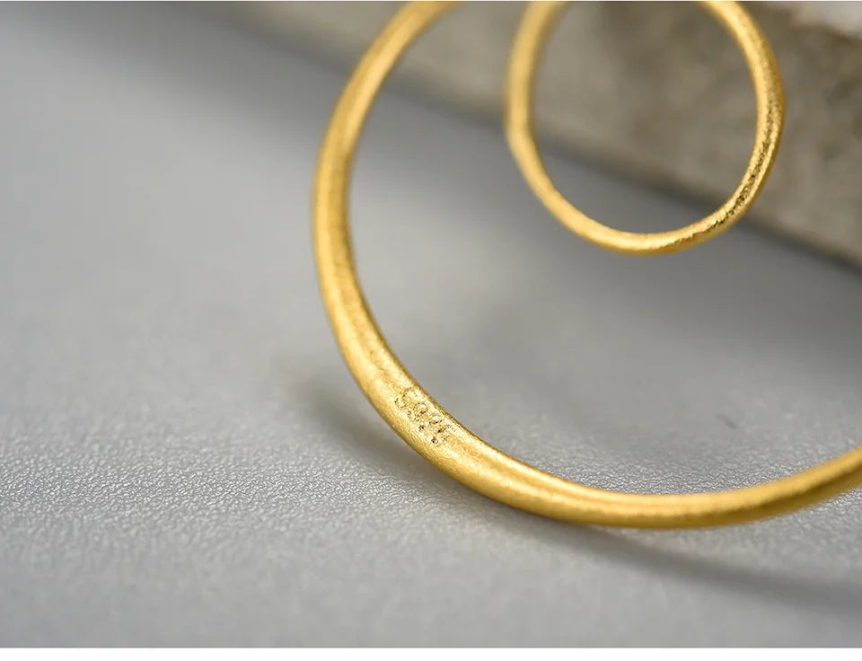 Anoushka Spiral Earrings