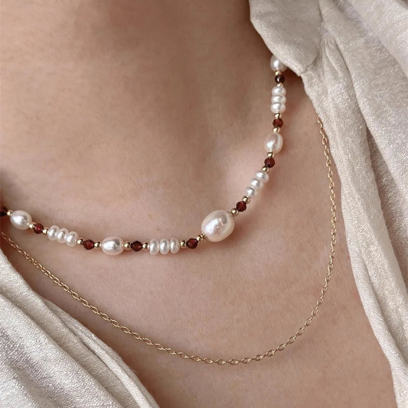 Dionne Garnet Necklace