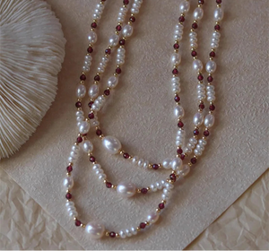 Dionne Garnet Necklace